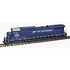 Atlas HO GE DASH 8-40C - Pan Am #7585 (dark blue, black) # 10004186