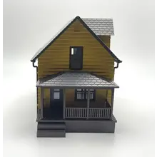 Ready Island Hobby Rock Island Hobby N scale Yellow Farmhouse # 043103