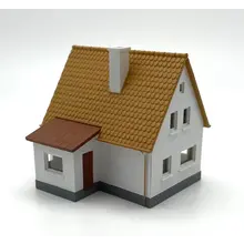 Ready Island Hobby Rock Island Hobby N scale White with Beige Roof House # 043109