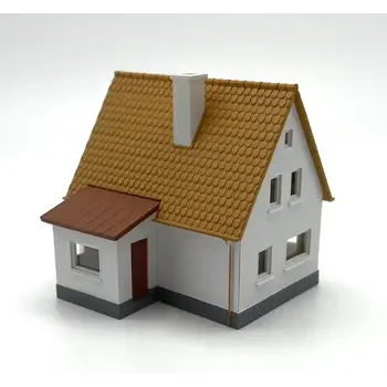 Ready Island Hobby Rock Island Hobby N scale White with Beige Roof House # 043109