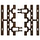 Atlas O 3-Tie Snap-Lock Clips/Wood Ties # 6057