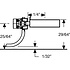 Kadee Kadee # 153 HO Scale Whisker® Scale Metal Couplers with Gearboxes - Short (1/4") Centerset Shank
