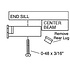 Kadee Kadee # 178 HO Scale #158 Scale Whisker® Metal Couplers & Scale Gearboxes - Medium (9/32") Centerset Shank