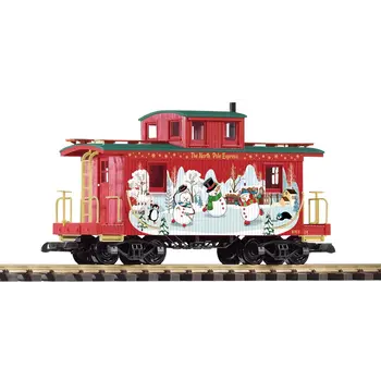 Piko G Christmas Wood Caboose # 38967