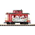 Piko G Christmas Wood Caboose # 38967