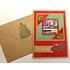 Greeting Card 5 x 7 mini "Flyer Fantasy" Happy Holidays # KD296012