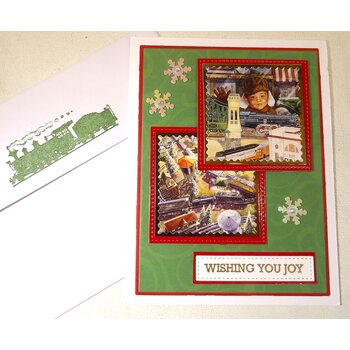 Greeting Card 4.25" x 5.5"  "Window wishes" (b) Wishing you Joy # KD296014