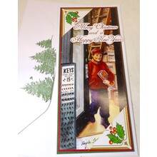 Greeting Card 4 x 8.25"  "Madison Hardware"  Merry Christmas # KD296019