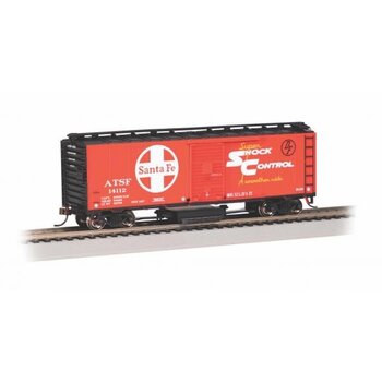 Bachmann HO Scale Santa Fe  40' Steel Boxcar Track Cleaning Car  # 16324