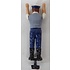 LGB G scale Figure for handcar, movable arms