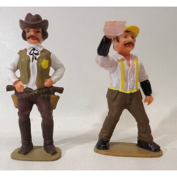 LGB G scale Western sheriff and clerk (from 5049 set)
