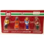 LGB G Passenger Car Figures (Set of 4) 5047