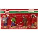 LGB Standing Railroad Worker Figures G Scale (Set of 4) 5043 b