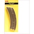 Micro Trains Z Line R220 mm 45 degree Curved Tracks 12 Pieces # 990 40 913