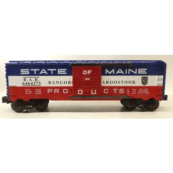Lionel O scale Bangor & Aroostock "State of Maine" Boxcar 6464-275  6-19285