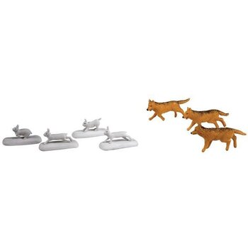 Lionel O Polar Express Wolves & Rabbits Animal Pack # 6-24252