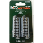 Kato Trains Kato N Scale Straight Track 2 7/16" (62 mm) # 20-040
