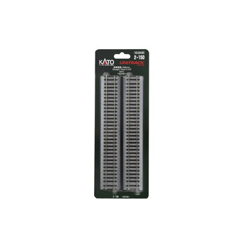 Kato Trains Kato HO Straight Roadbed Track Section - Unitrack 9-3/4" 246mm pkg (4 ) # 2-150