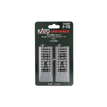 Kato Trains Kato HO Unitrack 4 1/4 Straight Bumper (2Pk) #2-170