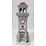 Porcelain Christmas Village Grey Bell tower