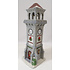 Porcelain Christmas Village Grey Bell tower