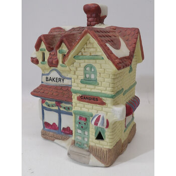 Porcelain Christmas Village Bakery