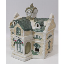 Porcelain Christmas Village City Hall