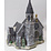 Porcelain Christmas Village Large grey stone Church