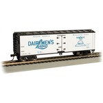 Bachmann HO 40' wood-side Reefer Dairymen's League Boxcar # 19810