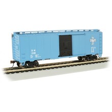 Bachmann HO Silver Series Boston & Maine 40' Steel Boxcar #16003