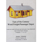 Scenery Unlimited S scale Turn of the Century Wood Freight Depot