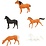 Preiser Preiser HO scale Horses 14150