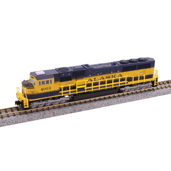 Kato Trains Kato N scale DC Alaska Railroad SD70Mac loco # 176-6410