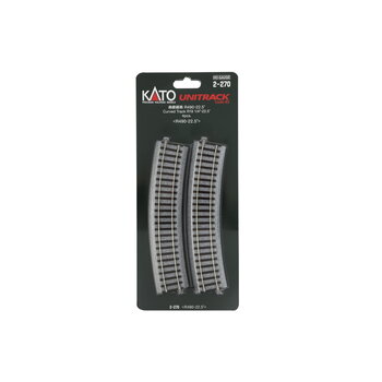 Kato Trains Kato HO Curved Tracks R490-22.5 degree # 2-270