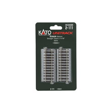 Kato Trains Kato HO Unitrack Straight Track 3-11/16" (94mm) 2 pk # 2-111