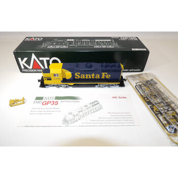 Kato Trains Kato HO Santa Fe #3356 EMD GP35 Diesel loco # 37-3005