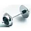 LGB G Scale Metal wheel Set, Small - pkg(2) #67343