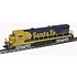 Atlas N Scale DC Santa Fe B23-7 Diesel loco # 40005433