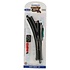 Bachmann HO EZ Track 18" Left Hand Switch Black Track # 44461
