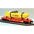 Lionel O 6424 LA County Flatcar with lifeboat 6-16970