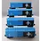 Lionel O Assorted 6565 B & M boxcar 4 pack 6-21761