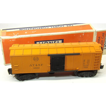 Lionel O 1949 ATSF #63132 Operating Boxcar No 3464 (with box)