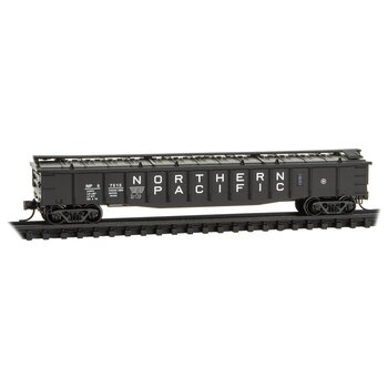 Micro-Trains Line N Northern Pacific 50' 15 Panel Steel Side Gondola w/Cover # 10600140