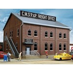 Walthers HO Brick Freight Office # 933-2953