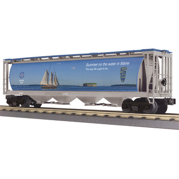 MTH Trains MTH O Bangor & Aroostook #2442 Bay Cylindrical Hopper Car # 30-75737 M3R