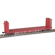 Atlas N Scale Burlington 48' GSI Bulkhead Flatcar # 50005793