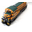 Lionel O scale Custom Painted MEC #401 "Hannah Weston"  GE U18B Diesel Engine ( Not Powered )