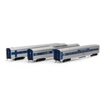 Athearn Athearn HO PA Am 3 Pack Streamline Passenger Cars # RND79129