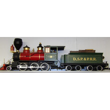 LGB G DSP&PRR #18 2-6-0 Steam Loco & Tender ( No Sounds ) # 2018D