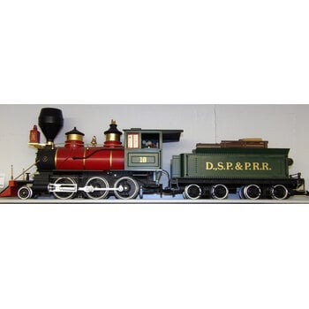 LGB G DSP&PRR #18 2-6-0 Steam Loco & Tender ( No Sounds ) # 2018D